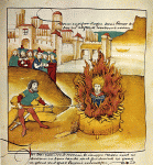 Jan Hus auf dem Scheiterhaufen, Archiv